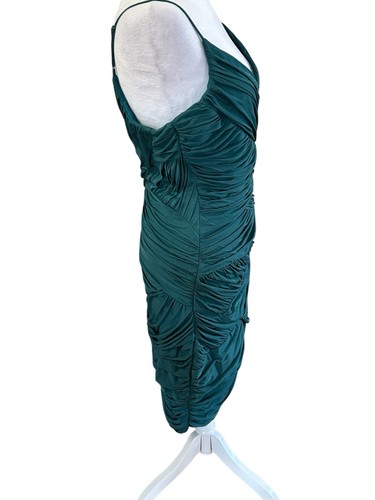Halston Heritage NWT Ruched Cami Dress (MSRP $375) Sz L - Picture 3 of 6