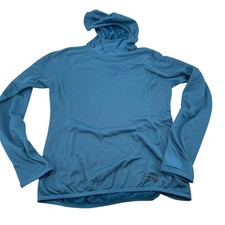 Mountain Hardwear AirMesh Hoody Womens Small Blue Technical Pullover OL0284