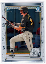 2020 Bowman Chrome Draft #BD49 Owen Caissie 1st Bowman