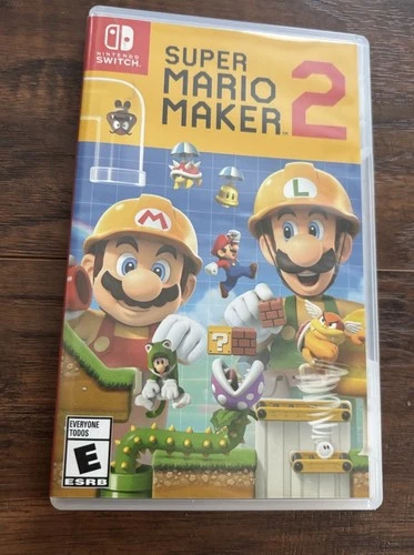 Super Mario Maker 2 (Nintendo Switch, 2019) Tested Work Great