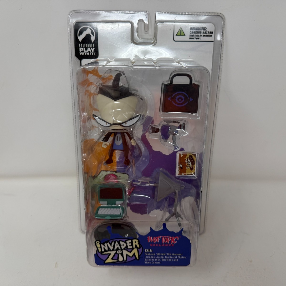 Invader Zim DIB Palisades 2004 Series 1 Of Doom Figure Hot Topic