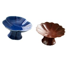 Assiette à fruits en céramique, plateau à collation, bol sur pied, plat de