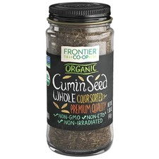 Frontier Cumin Seed, Whole, Organic, 1.68 oz.