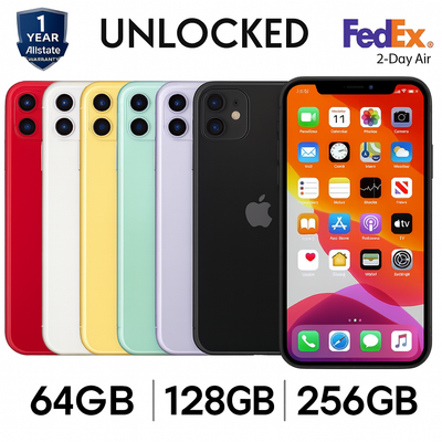 Apple iPhone 11 64GB A2111 Fully Unlocked AT&T T-Mobile Verizon