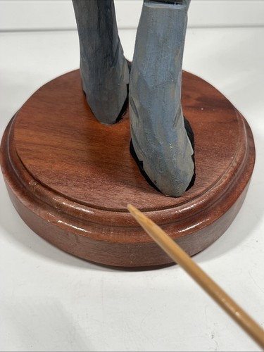 Cowboy Wooden Folk Art Figurine Wild West Caricature Holster Handcarved Western - Picture 7 of 9
