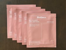 5-Pack Biodance Bio Collagen Real Deep Mask Korean Overnight Hydrogel Mask