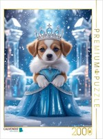 Calvendo Puzzle The Snow Queen Puppy | 2000 Pieces, Finished Size 35.4 × 26.4 In