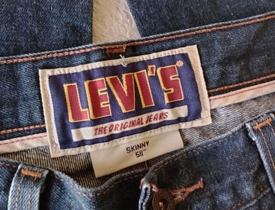 Levi's 511 SKINNY Jeans *MASSE maximal 35W x 32L* (Größe 36W x 32L) ausgefallen