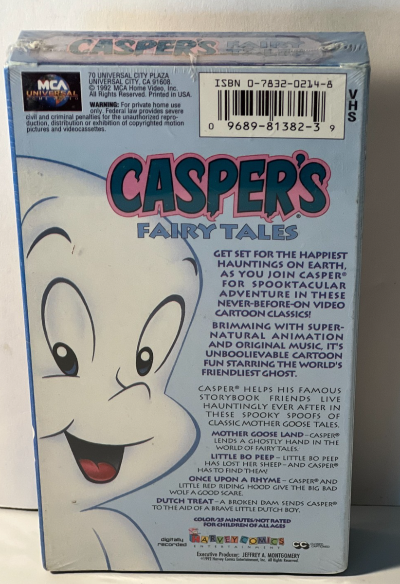 Casper's Fairy Tales 1991 New Vhs | eBay