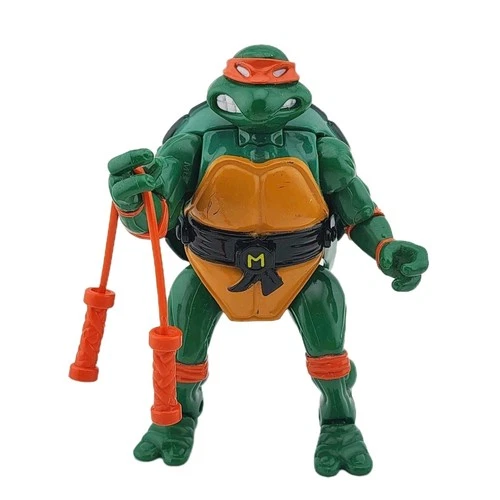 Vtg TMNT 1992 MUTATIN' MICHELANGELO Teenage Mutant Ninja Turtle Action Figure