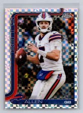 Josh Allen 2025-26 Topps Chrome Football X-Fractor #34