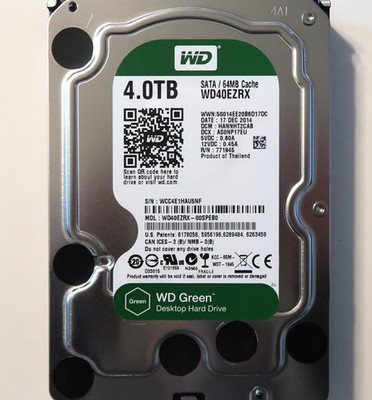 Western Digital WD40EZRX-00SPEB0 HANNHT2CAB (WCC4) Thailand 3.5'' 4TB 17DEC2014