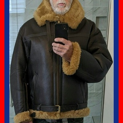   IRVIN RAF Sheepskin Flying Jacket   Size 44 Shearling   OUTSTANDING  