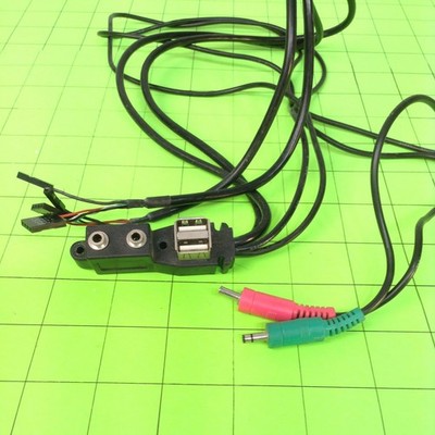 Desktop Computer USB Audio Port Panel