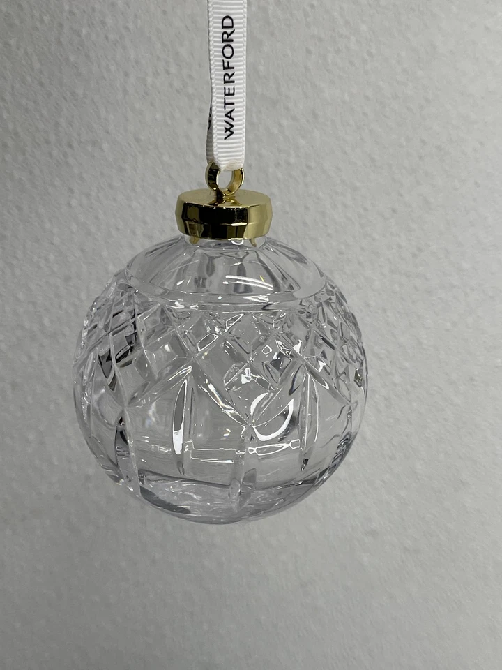 Waterford Lismore Adorno Bola Navidad Cristal 1071524 Nuevo Foto 4 de 4