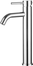 Ibergrif Tall Basin Mixer Tap, Bathroom Sink Mixer Tap, Countertop Sink Tap