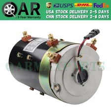 For Golf Car XQ 3.8,19 SPLINE 5.0 HP W/SENSOR 3.3Hp 48 Volt Dc Electric Motor