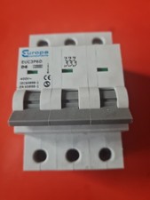 EUROPA EUC3P06D 6AMP 3 POLE 10KA 400V D CURVE CIRCUIT BREAKER