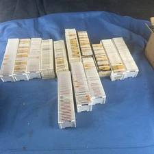 Vintage Lot Of 495 Photo Slides Including Trays 60s&70s Nature Travel People