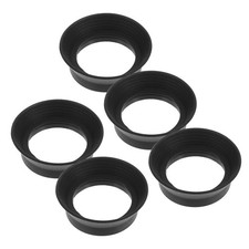 Durable Rubber Eyepiece Cover for Binoculars Black Soft Reusable Eye Cups