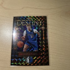 Cooper Flagg Rookie RC Destiny Purple Refractor 2025-26 #D-1 #/75