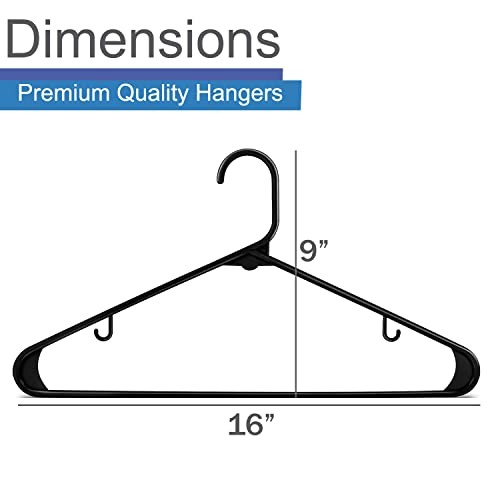 Plastic Hooks Hangers Space Saving Tubular Clothes Hangers Standard Size Ideal 