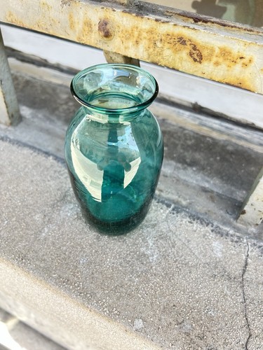 VASO IN VETRO DI MURANO ANNI 50/60 ITALIAN DESIGN GLASS VASE - Foto 7 di 8