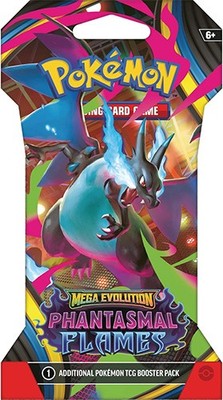 Pokemon Cards - Mega Evolution Phantasmal Flames SLEEVED BOOSTER PACK [10  Cards] | eBay