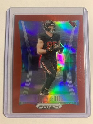 2024 PRIZM DECA NFL TREY MCBRIDE RED /199 COLOR MATCH ARIZONA CARDINALS
