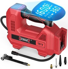 Cordless Tire Inflator Air Compressor for Milwaukee 18V Battery 150PSI Tool Only