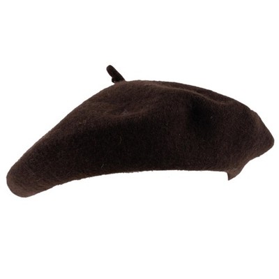 Französische Baskenmütze aus Wollmischung   Klassische Unisex Künstler Militä...