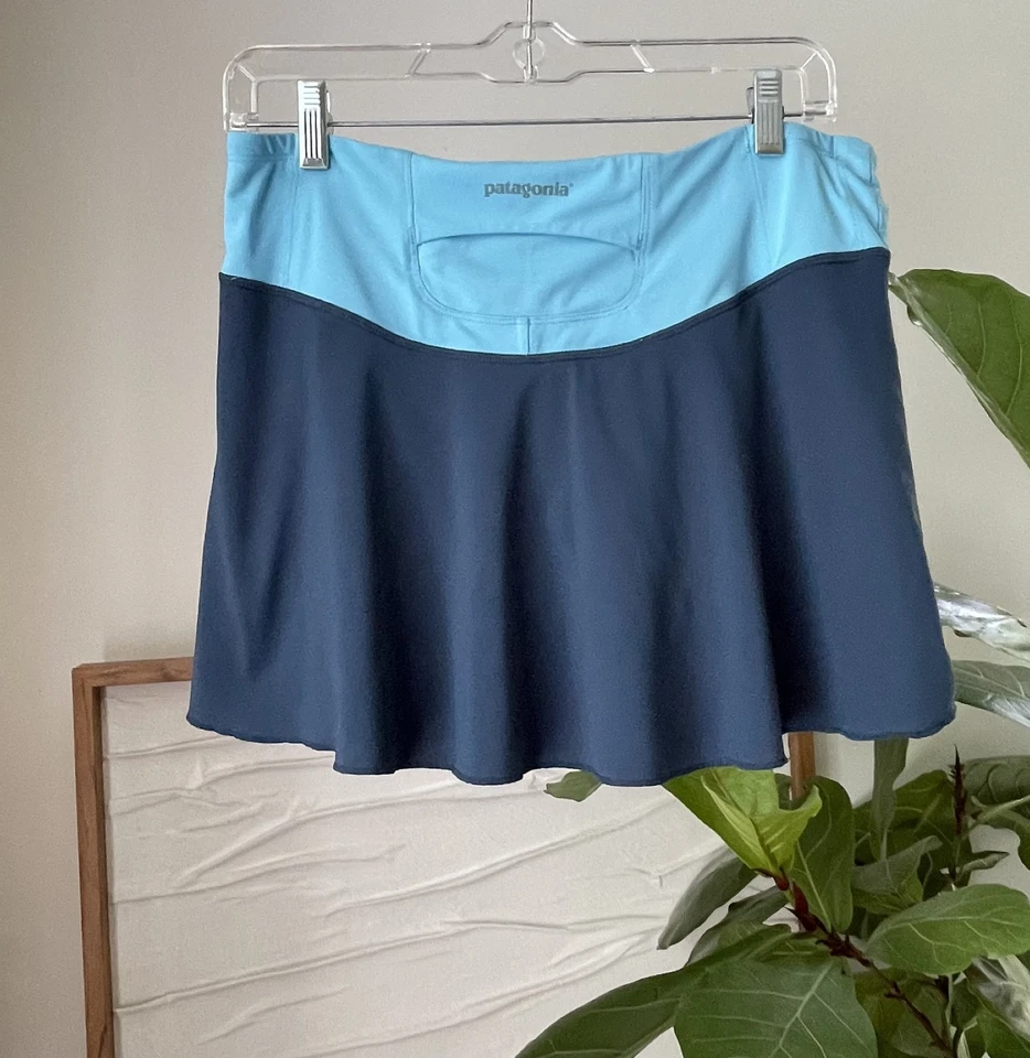 Mujer CHAMPION Azul Todo Clima Falda Skort Pantalones Cortos Golf Tenis Talla Mediana M Foto 4 de 4