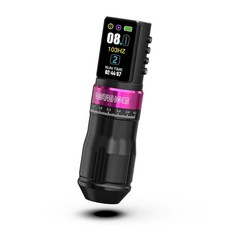 2300mAh Wireless Tattoo Pen Machine 7 Adjustable Stroke Rotary Aluminum Tattoo