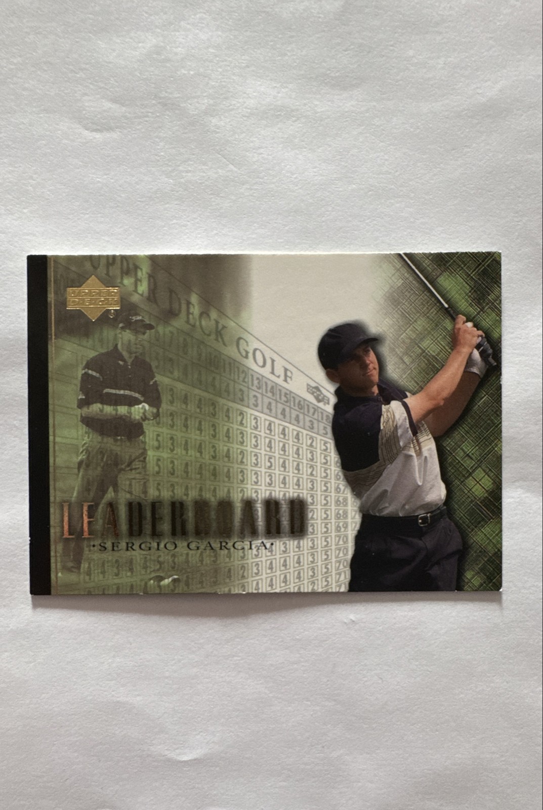 2001 Upper Deck - Leaderboard Sergio Garcia #99 (RC)