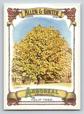 2021 Topps Allen and Ginter Arboreal Appreciation #AA14 Tulip Tree (ref 184638)