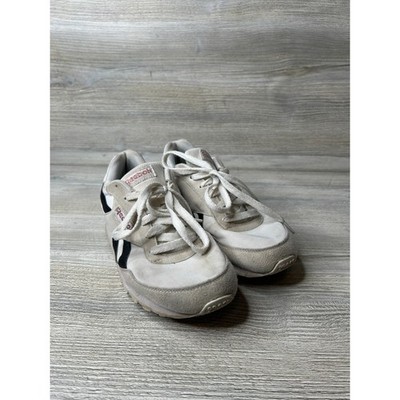 Reebok Rewind Shoes Womens 7 White Black Running Athletic Sneakers