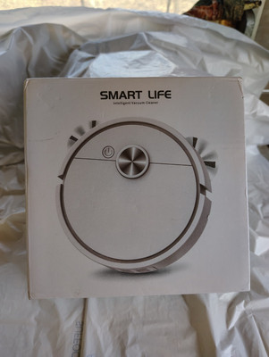 Smart life White Intelligent Rechargeable Robot Vacuum Cleaner