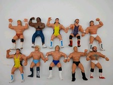 Vintage 1990 Galoob WCW Wrestling Figure LOT Ric Flair Scott Steiner Lex Luger