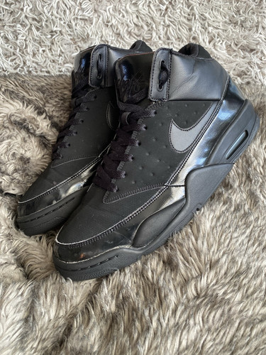 Nike Air Jordan Flight Classic Black Uk11 Hypebeast Shoes Sneaker Max 1 90 97 95 - Foto 10 di 10