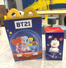 McDonald's BT21 RJ Happy Meal Toy Figure w/ Box 2022 Ages 3-4 Years