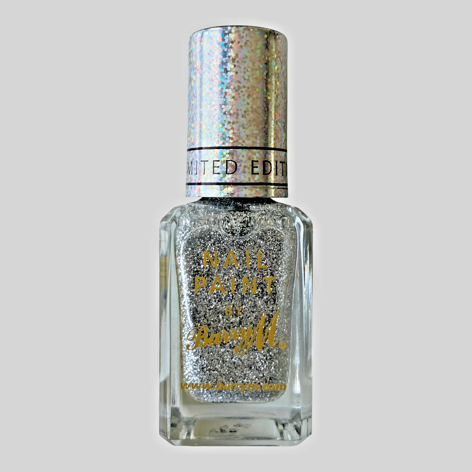 Barry M Silver Glitter Nail Paint Polish Boots Limited Edition 10ml Party 147
