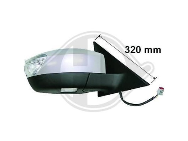 Spiegel Rechts 7-Pin FüR Ford S-MAX 2006-2015-image