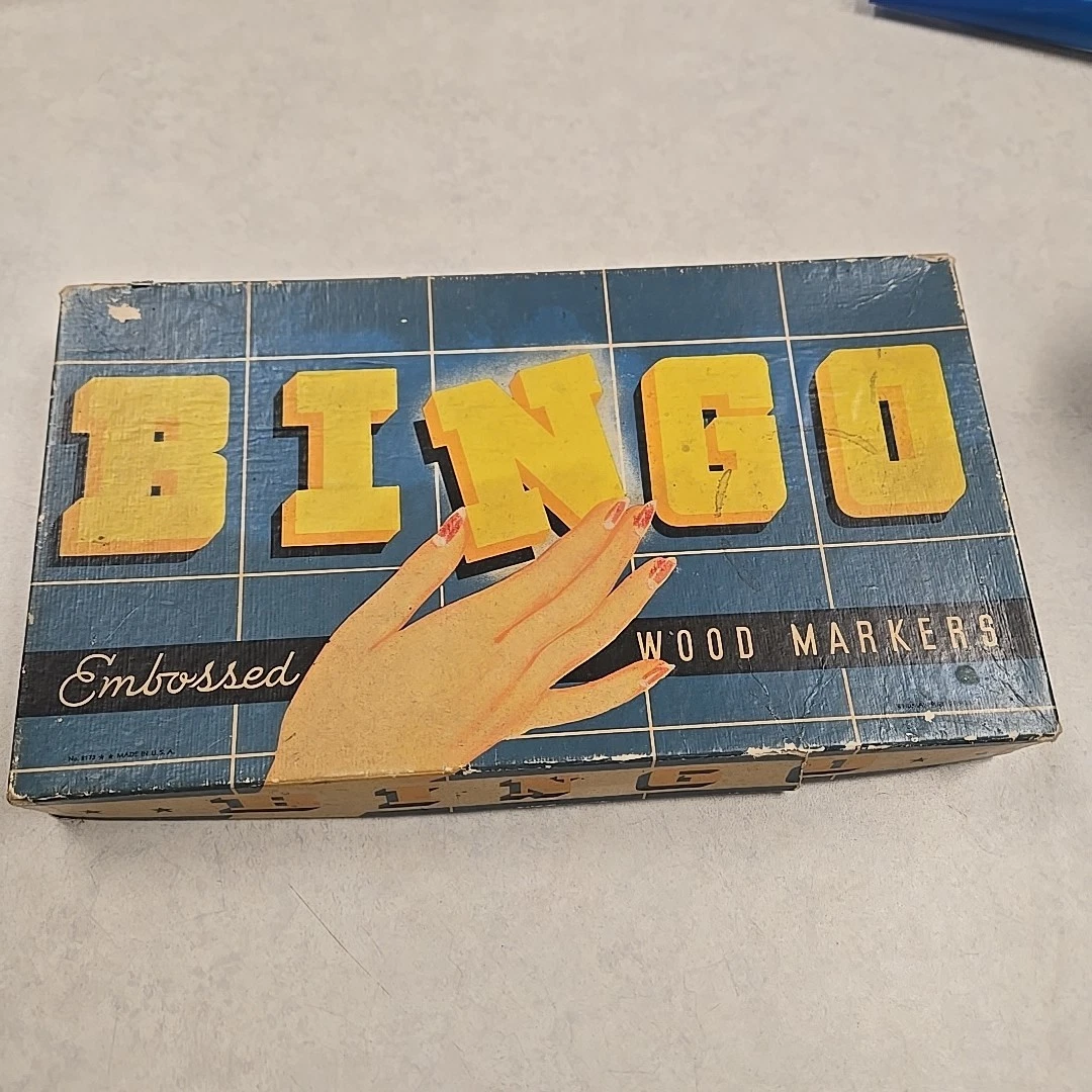 Bingo 1930 Year Vintage Manufacture Board & Traditional Games for