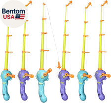 3 Pcs Magnetic Fishing Pole for Kids - Baby and Toddler Bath Toy for Bath, Pool