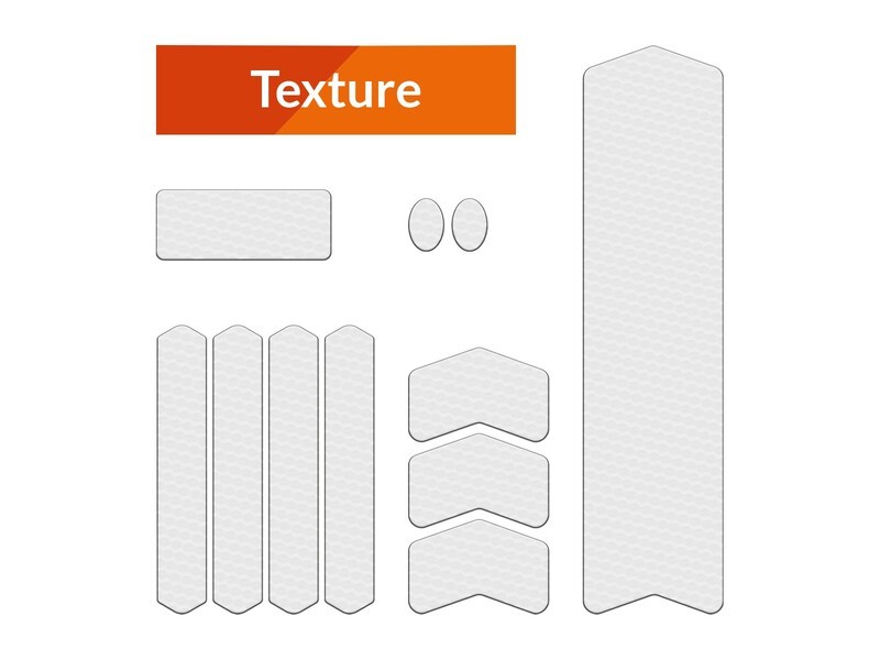 Kit adhésif de protection pour cadre de vélo ALGIS Texture transparent