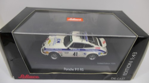 Schuco 1:43- Porsche 911 RS #41 Safari Rally 1974, Herrmann, Schuller 450361500 - Foto 10 di 11