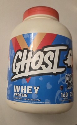 GHOST Whey Protein Powder, Chips Ahoy! - 5LB, 25G of Protein Exp 06/2027