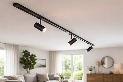 SLV NOBLO Spot Schienensystem Set 2700K 19W 3-flammig schwarz