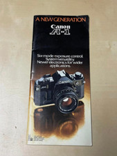 Vintage Original A New Generation Canon A-1 Camera Brochure Catalog