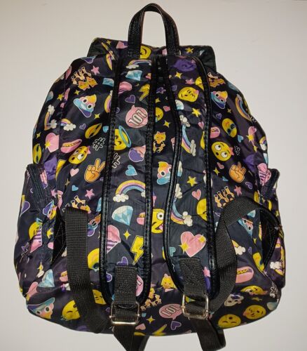 Emoji Backpack School 3 Pockets Shoulder Strap 18"-Snaps & Sinch-Child Teen - Picture 3 of 13